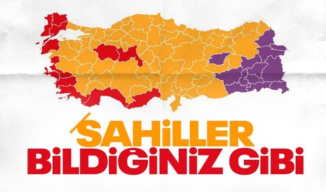 Cumhurbaşkanlığı ve milletvekili seçimlerinde heyecan dorukta! Sahiller bildiğiniz gibi