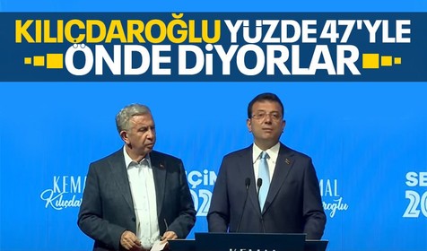 Son dakika... Ekrem İmamoğlu ve Mansur Yavaş'tan seçim sonuçlarına ilişkin açıklama! Kemal Kılıçdaroğlu yüzde yüzde 47'yle önde