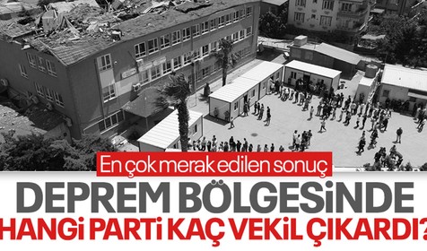 En çok o iller merak ediliyordu? Depremden etkilenen illerde hangi parti kaç vekil çıkardı?