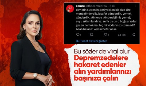 Buket Aydın'dan depremzedelere hakaret eden CHP'lilere tepki: Gönderdiğiniz eşyaları, kıyafetleri alın başınıza çalın
