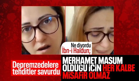 TikTok fenomeni Ayşegül Didem Doğan'dan depremzedelere seçim tehdidi! Çocuğum aç diye yardım istemeyin