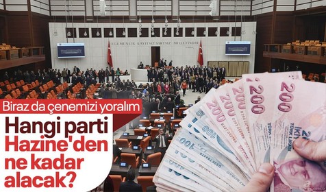 Yeni dönemde Hazine yardımı dağılımları belli oldu! Hangi parti ne kadar yardım alacak?