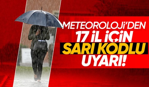 Meteoroloji Genel Müdürlüğü 17 il için sarı kodlu uyarıda bulundu! İstanbul gece şimşeklerle aydınlandı | 17 MAYIS HAVA DURUMU NASIL OLACAK?
