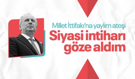 Seçim öncesi adaylıktan çekilen Muharrem İnce: Siyasi intiharı göze aldım