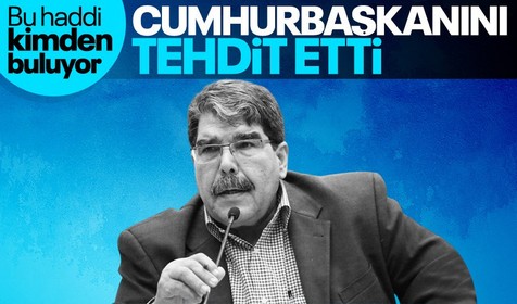 Terör örgütü PKK'nın elebaşlarından Salih Müslim'den Cumhurbaşkanı Erdoğan'a alçak tehdit