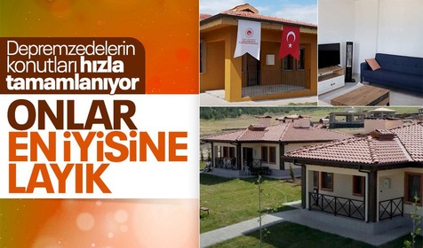 Devlet depremzedeler için seferber! İşte Gaziantep'te tamamlanan deprem konutlarının görüntüleri