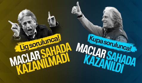 Fenerbahçe'nin deneyimli hocası Jorge Jesus'tan kupa-lig kıyaslaması! "Sahada kazanılmalı..."