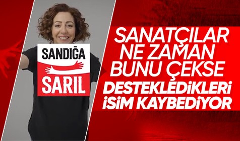 Muhalif isimler 'sandığa sarıl' kampanyası başlattı! Sanatçılar ne zaman bunu çekse destekledikleri isim kaybediyor