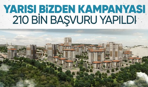 Murat Kurum, Yarısı Bizden kampanyasında başvuru sayısını açıkladı