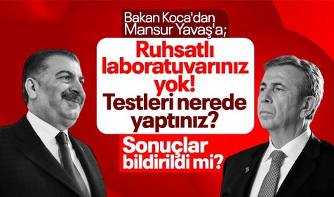 Sağlık Bakanı Fahrettin Koca'dan Mansur Yavaş'a SMA taraması tepkisi! Kayıtlarda laboratuvarınız yok. Testleri nerede yaptınız?
