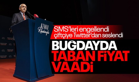 Son dakika... SMS’leri engellenen Kemal Kılıçdaroğlu çiftçiye Twitter’dan seslendi: Buğday taban fiyatı en az 13 TL olacak