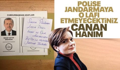 Canan Kaftancıoğlu'nun skandal EGM ve Jandarma sözlerine sandıkta tepki: Surata tükürmek lafla değil, icraatle olur