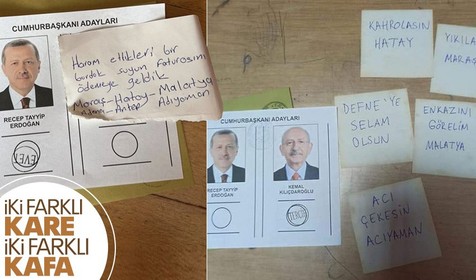 Cumhurbaşkanlığı seçimlerinde oylarını kullanan vatandaşların yazdıkları ve sosyal medyada paylaştıkları notlar gündem oldu