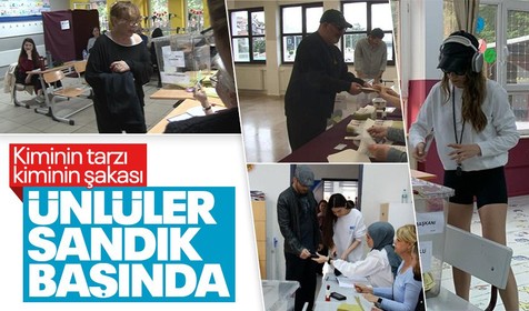 Kıvanç Tatlıtuğ'dan Serenay Sarıkaya'ya... Ünlüler demokrasi için sandık başında! Kimi mühür unuttu, kimi para istedi...