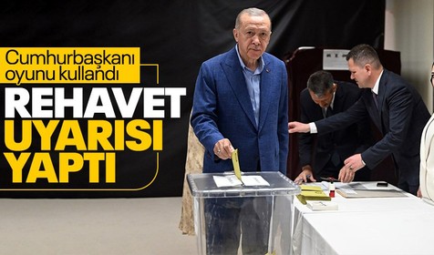 Son dakika haberleri... Cumhurbaşkanı Erdoğan Saffet Çebi Ortaokulu'nda oyunu kullandı