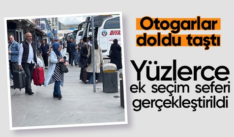 Türkiye ikinci kez sandık başına gidiyor! Otogarlarda yoğunluk oluştu