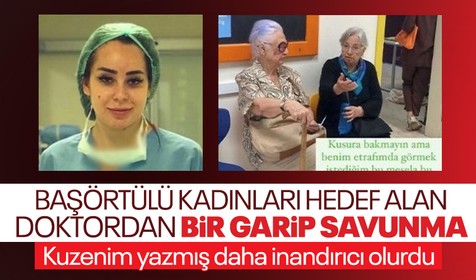 Doktor Özgün Kaleoğlu başörtülü kadınları hedef aldı! 'Ben yazmadım hesabım çalındı' dedi
