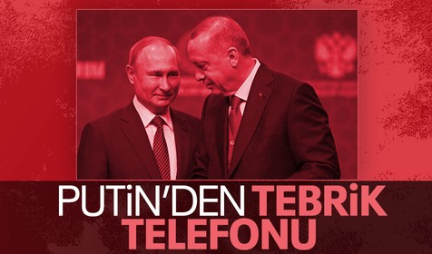 Rusya Devlet Başkanı Vladimir Putin'den Cumhurbaşkanı Recep Tayyip Erdoğan'a telefon