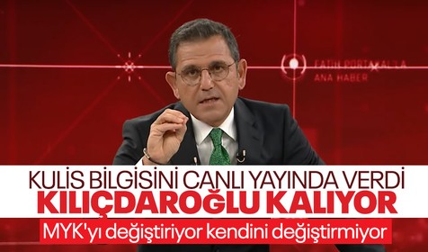 Fatih Portakal'dan CHP Genel Başkanı Kemal Kılıçdaroğlu ile ilgili kulis bilgisi: MYK'yı değiştiriyor kendini değiştirmiyor
