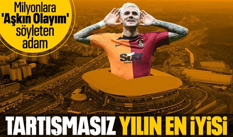 Galatasaray'ı şampiyonluğa taşıyan Icardi yılın en iyi futbolcusu oldu!
