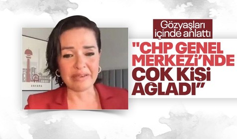 Gazeteci Özlem Gürses gözyaşları içinde anlattı: Dün gece CHP Genel Merkezi'nde çok kişi ağladı