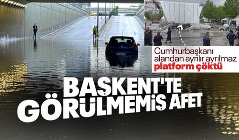 Son dakika... Cumhurbaşkanı Erdoğan'ın programa katıldığı TOBB Genel Kurulu'nda platform çöktü