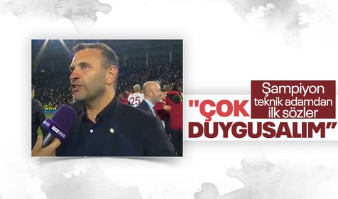 Son dakika spor haberleri... Galatasaray Süper Lig'de 2022-2023 sezonunda şampiyon oldu! Okan Buruk'tan ilk sözler: Çok duygusal bir an yaşıyorum