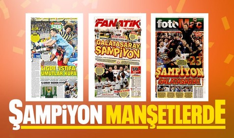 Şampiyon Galatasaray! Günün spor manşetleri | 31 Mayıs 2023