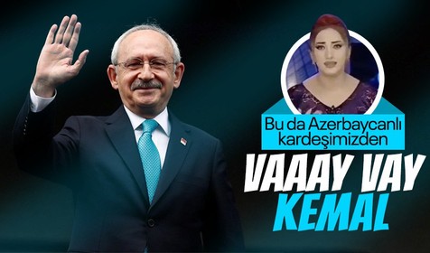 Azerbaycanlı haber spikerinden yeni Kemal Kılıçdaroğlu sloganı! Vaaay vay Kemal