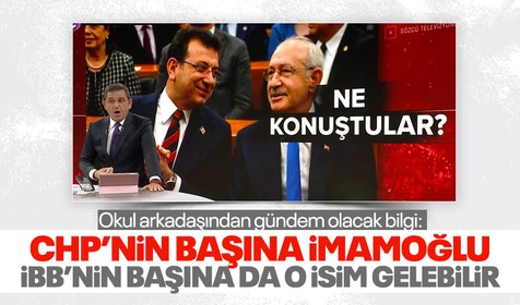 Ekrem İmamoğlu'nun okul arkadaşı Fatih Portakal'dan gündem olacak sözler: İmamoğlu CHP'nin başına o isim de İBB'nin başına gelebilir