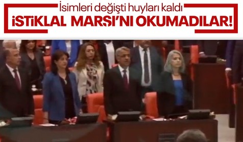 Meclis'te 28. Dönem Yasama Dönemi başlıyor! HDP'li vekiller yemin töreni öncesinde İstiklal Marşı okumadı