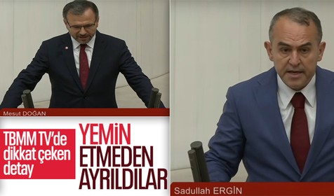 Milletvekili yemin töreninde dikkat çeken detay! DEVA Partisi, Gelecek Partisi ve Saadet Partisi'nin milletvekilleri CHP'den ayrıldı