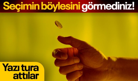 Seçimin böylesini görmediniz! Belediye başkanlarını yazı tura atarak seçtiler