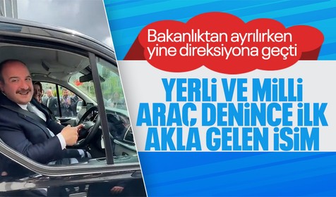 Eski Sanayi ve Teknoloji Bakanı Mustafa Varank bakanlıktan minibüsüyle ayrıldı: Bir Togg olmasa da bu da yerli