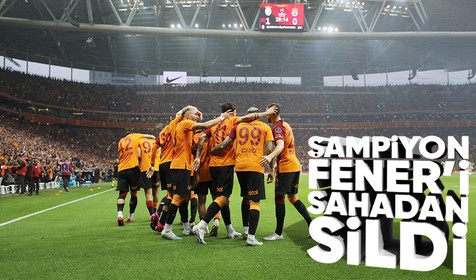 Fenerbahçe derbide 10 kişi kaldı Galatasaray 3 farklı kazandı