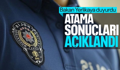 Polis atamalarına ilişkin flaş açıklama! İçişleri Bakanı Ali Yerlikaya duyurdu: EGM 2023 yılı atama ve yer değiştirme işlemleri sonuçlandı!