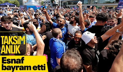 Tarihi Yarımada esnafının yüzü gülüyor! Taksim çevresinde UEFA Şampiyonlar Ligi finali yoğunluğu