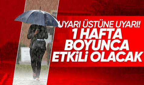 Meteoroloji'den yeni uyarı! Ankara dahil 32 ile sarı kodlu alarm