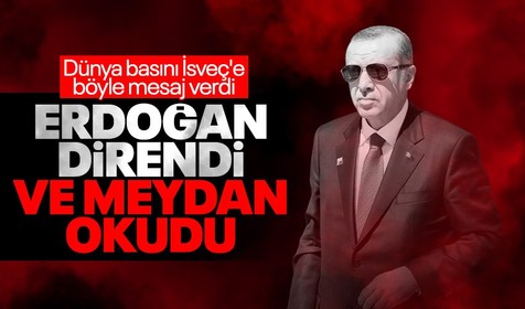 Dünya basını Cumhurbaşkanı Erdoğan'ı manşete taşıdı! Direndi ve meydan okudu