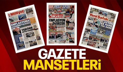 Gündem: Enflasyon | 15 Haziran gazete manşetlerinde neler yer aldı?