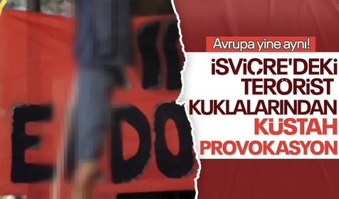 İsviçre'de Türkiye ve Cumhurbaşkanı Erdoğan'a yönelik skandal provokasyon!