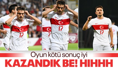 Türkiye Letonya'yı 3-2 mağlup etti! Öldük öldük dirildik! Kritik maçta 3 puan bizim