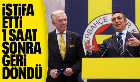 Uğur Dündar tepkiler sonrası Fenerbahçe Kulübü Divan Kurulu Başkanlığı önce İstifa etti sonra geri döndü
