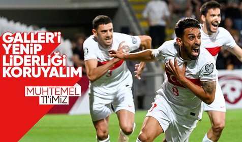 A Milli Takımımız Galler'i konuk ediyor! Milliler liderliği korumak için sahada