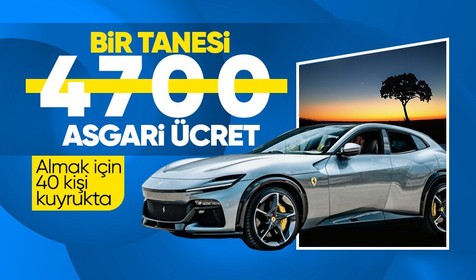 Ferrari'nin ilk SUV modeli Purosangue için Türkiye’de 40 kişi sırada bekliyor