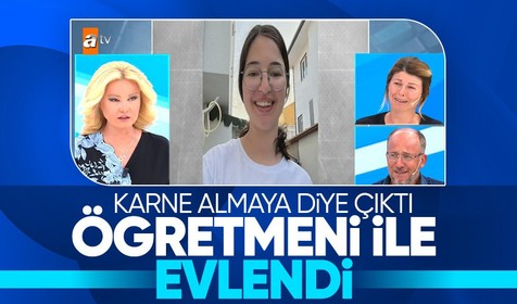 Müge Anlı'da şoke eden olay: Manisa'da karne almaya giden Begüm kendisinden 32 yaş büyük öğretmeniyle evlendi