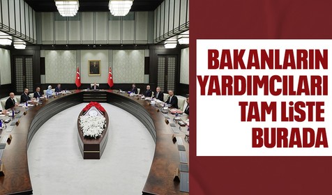 Bakan Yardımcılıklarına Atama Kararları Resmi Gazete’de
