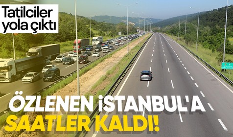 9 günlük Kurban Bayramı tatilinin başlamasıyla beraber şehir dışına çıkan tatilciler yola çıktı! İstanbul yönü bomboş
