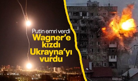 Rusya'dan Ukrayna'ya füzeli saldırı! Onlarca füze ateşlendi