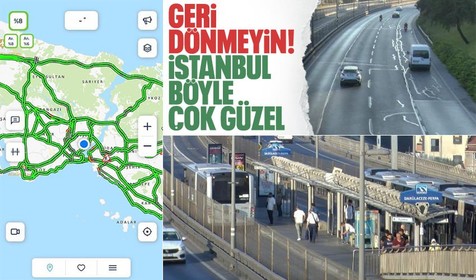 Issız İstanbul! 9 günlük tatilde memleketlerine ve tatile giden İstanbulluların ardından şehirde şaşırtan görüntüler